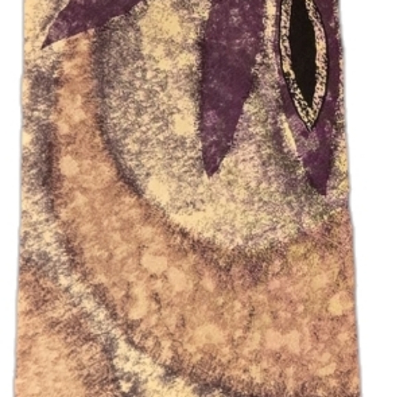 Vintage Halston III Necktie 100% silk Textured, Marbled Pattern Abstract Art - Picture 5 of 8